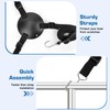 Fuprosico Pontoon Cover Support Poles with Ring Sandbag Much More