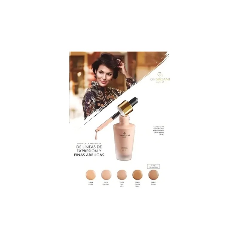 Base Ultrafina Giordani Gold Natural Beige Fps 12 Oriflame