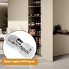 2-Pack Hidden Hinges for Cabinet Doors Frameless,90 Degree Concealed Cabinet