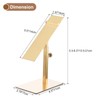 sourcing map Shoe Display Stand 2 Pack Adjustable Height High