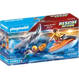 Playmobil Equipo de Rescate: Ataque de Tiburon