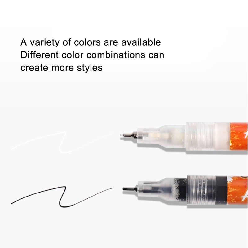 10PCS Nail Art Pen Set Colorful ABS Housing Nail Point