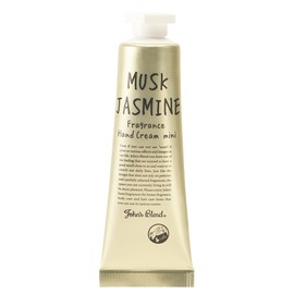Johns Blend OA-JON-89-6 Mini Musk Jasmine Scented Hand Cream, Moisturizing Ingredients, 0.5 oz (14 g), Made in Japan