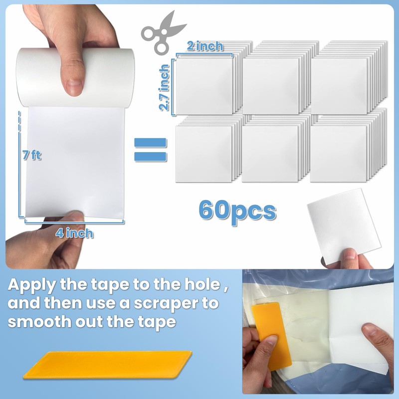 4 in X 7 ft Inflatable Repair Tape for Bounce