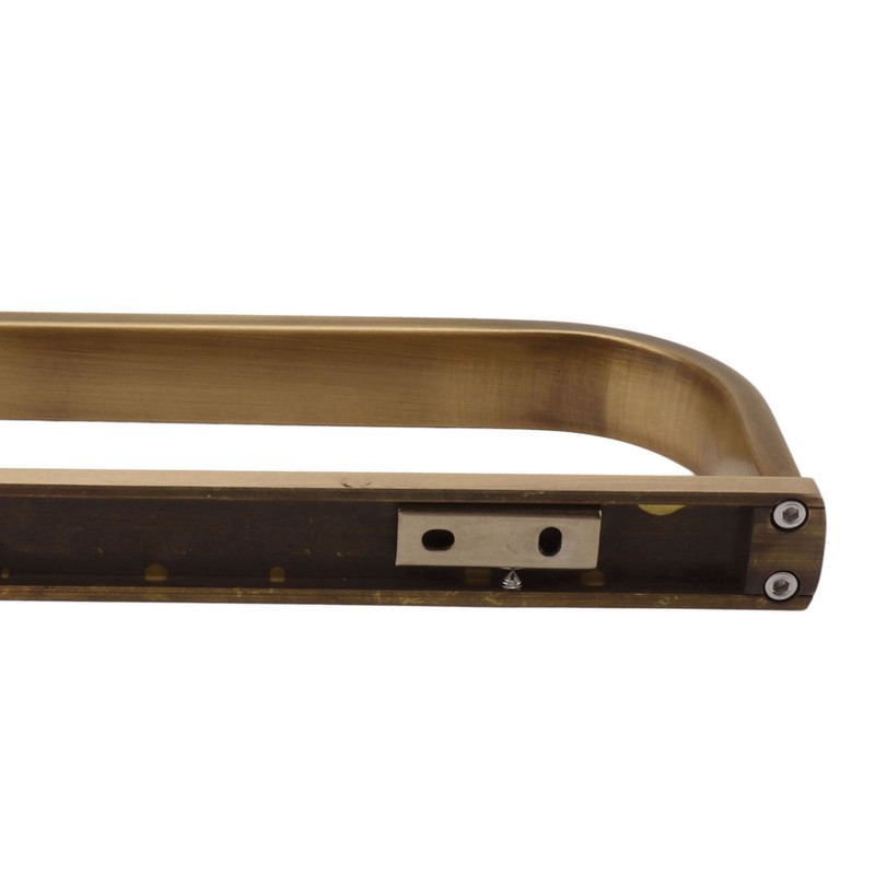 Wall Mounted Towel Rack Stainless Steel Retro Style Space Saving