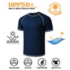 playera de natación grande y alta para hombre, protección solar,