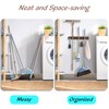 OUTNILI 2 Pack Mop Broom Holder Wall Mount with 3