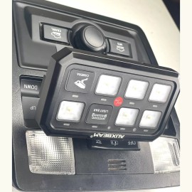 auxbeam 3rd Gen Tacoma Overhead Console Mounting Auxbeam 8 Gang XL