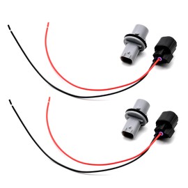 HAOTOM Set of 2 Fender Turn Signal Side Marker Corner Light Socket & Connector Wire Harness Compatible For Honda CR-V 2015 2016,Accord 2010 2011 2012,Acura 2011 2012 2013 33304-S5A-003