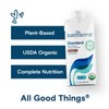 KATE FARMS Organic 1.4 High Calorie Nutrition Shake, Chocolate, 20g