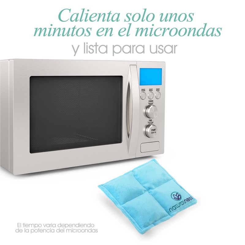 Paquete Compresa para Bebé Azul- Elaborada con Semillas y Plantas
