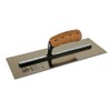 NELA Premium Chrome Steel Smoothing Trowel 375 x 120 mm Rustproof Smoothing Trowel 100% Made in Germany