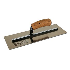 NELA Premium Chrome Steel Smoothing Trowel 375 x 120 mm Rustproof Smoothing Trowel 100% Made in Germany