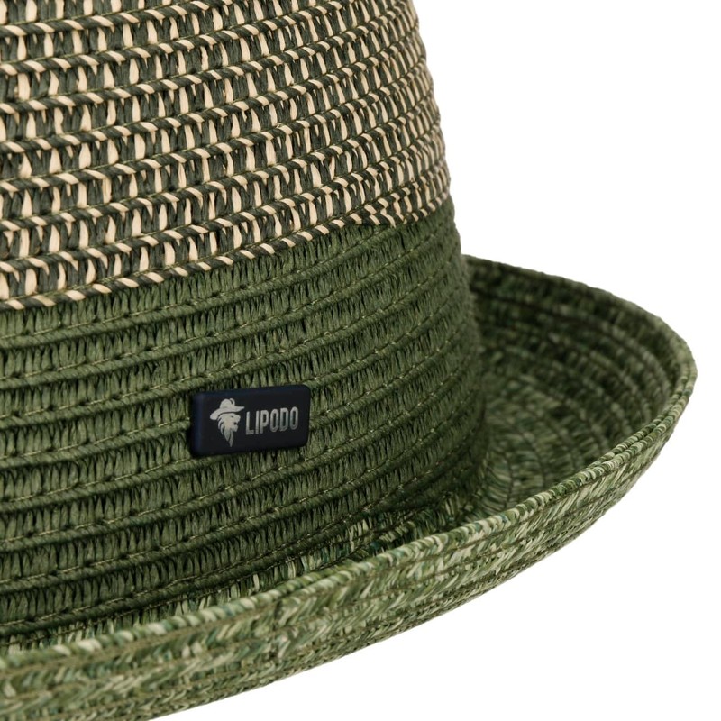 Lipodo Ennario Pork Pie Straw Hat - Hat - Classic