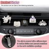 UHANBUT 4PCS Bling Car Air Freshener Vent Clip, Crystal Rhinestone