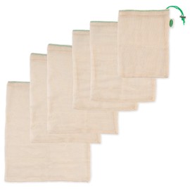 Io Nova ® Fruit and Vegetable Bags - Convenient Shopping, Set of 6 (S, M, L, XL)