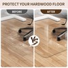 Warmstar Clear Office Chair Mat for Hardwood Floors, 48"x60" Heavy