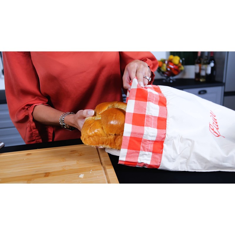 SACASAC ® Vichy Bread Bag - 43 x 34.5 cm