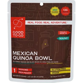GOOD TO-GO Mexican Quinoa Bowl (Single Serving) | Camping & Backpacking Food | Just Add Water Backpacking Meals | Good To-Go Dehydrated Meals Taste Better Than Freeze Dried Food