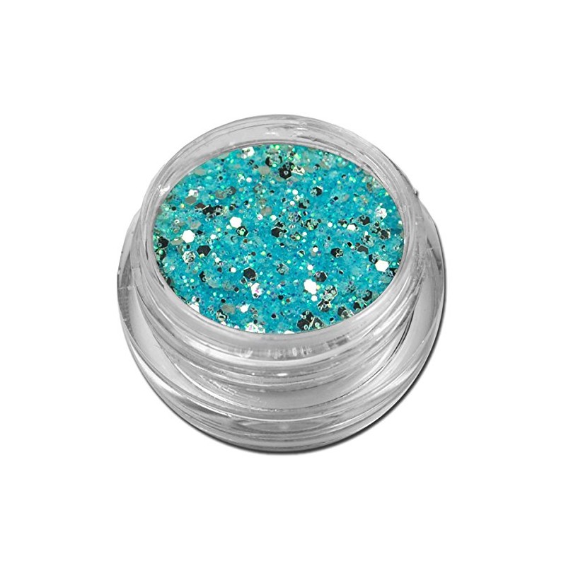 RM Beautynails Glamour Glitter Silver Powder Nail Art Design Available
