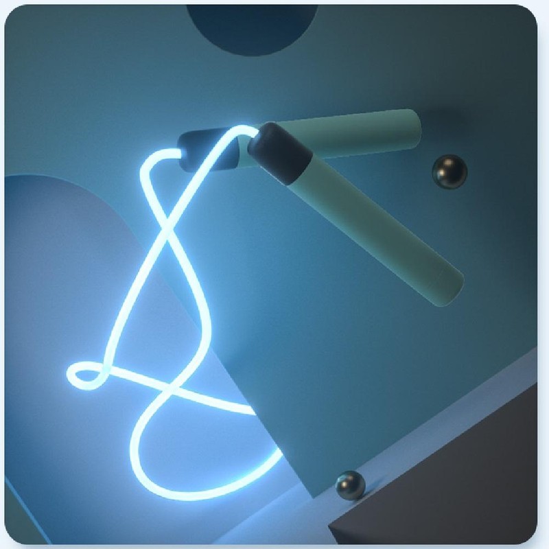 Glowing Skipping Rope Jump Rope LED Skipping Rope for Kids