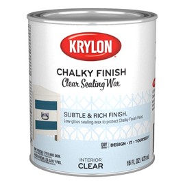 Krylon K04217000-13 Chalky Finish Half-Quart, 16 Fl Oz (Pack of 1), Clear