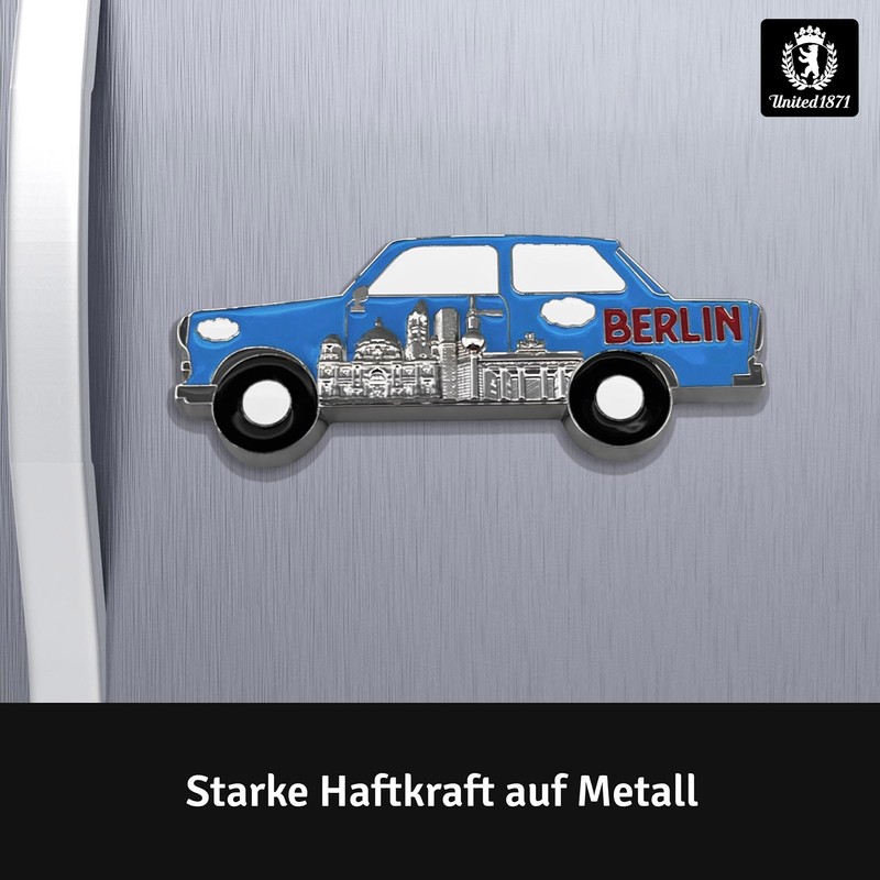 United1871 Trabant Geschenke Magnet, Berlin Souvenirs, DDR Keepsake, DDR Magnet