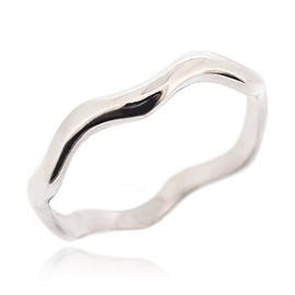 Sovats Ladies 925 Sterling Silver Curved Thumb Ring, Sterling Silver