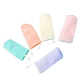 Beavorty 15pcs Mesh Soap Bags for Foaming Exfoliating Soap Pouches for Handmade Facial Cleansers Easy Drawstring Design for Quick Drying