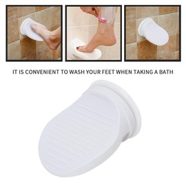 TINAYAUE Bathroom Suction Foot Pedal Toilet Non-Slip Bend-Free Shower Foot Rest Suction Cup Home Supply for Foot Cleaning Shaving Legs
