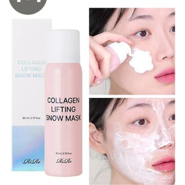 [1+1] Rir Collagen Lifting Snow Mask No-wash mask pack, bubble pack, derma test / [1+1] 리르 콜라겐 리프팅 스노우 마스크  노워시 마스크팩,버블팩,더마테스트