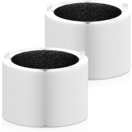 211i Max Air Filter Replacement Compatible with Blue Pure 211i Max, 3-in-1 H13 HEPA Replacement Filter, Pre-Filter Activated Carbon for Blue Air Purifier F2MAX, 2 PC, White
