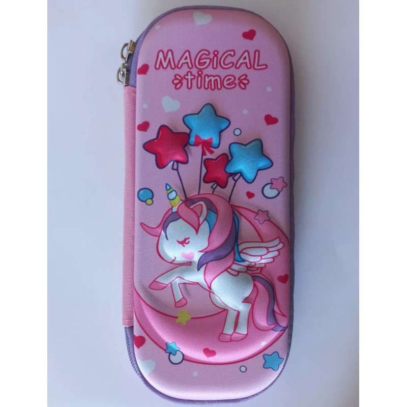 K&H Lapicera 3d Estuche Lápices Dibujos Animados Mayoreo 5pz Niñ