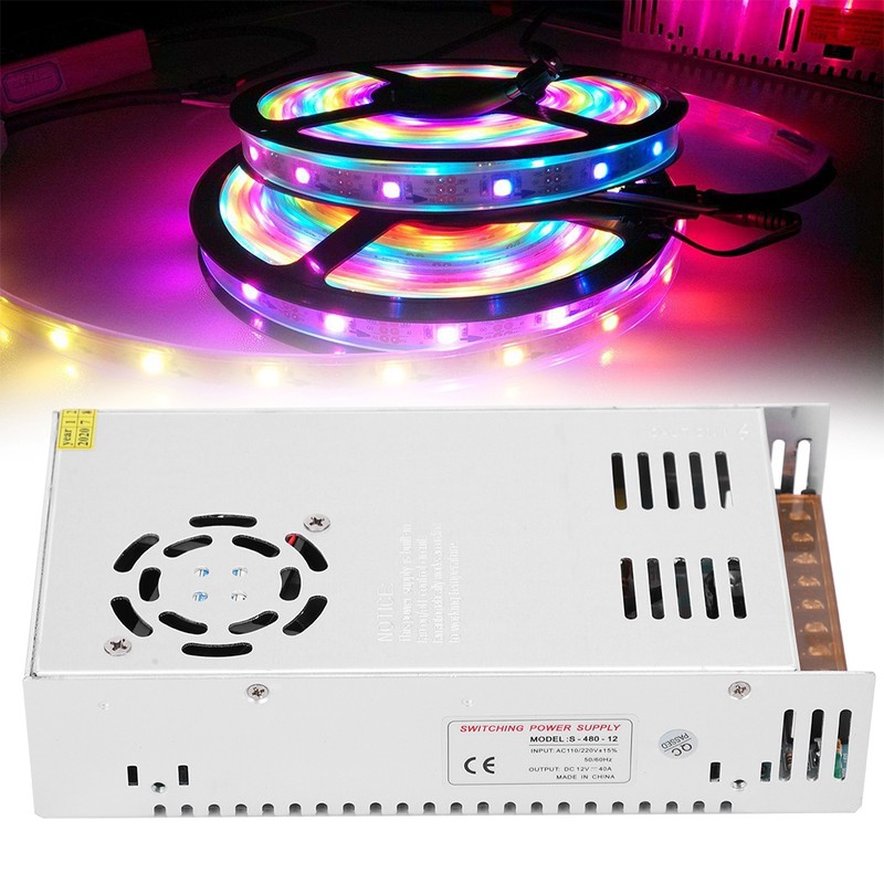 Switch Power Supply Driver Adapter DC12V Aluminum Alloy LED Screen