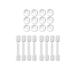 borbee® Children's Safety Set Edge Protection Baby (12x) and Child Safety Cabinet (8X) - Extra Strong Hold & Easy to Use for All Furniture - Corner Protection Baby & Drawer Lock Baby (20)