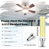 Megereet Updated Dimmable E12 LED Bulbs 100W 120W Incandescent Bulb