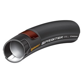 Continental Sprinter Tubular Road Bicycle Tire with Black Chili (28x22, Tubular, Black)