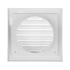 Repa Market 4 Inch White Dryer Vent Hood/Duct Cover for