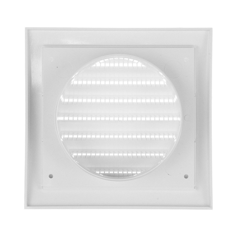 Repa Market 4 Inch White Dryer Vent Hood/Duct Cover for