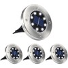 Aogist 4 Packs Solar Ground Lights,8 LED Garden Lights Patio