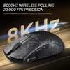 ATTACK SHARK R11 ULTRA Carbon Fiber 8000Hz Wireless Gaming Mouse,