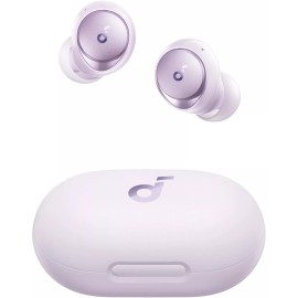 Soundcore Space A40 Wireless Earbuds 98% Noise Reduction Hi-Res Sound (Purple)