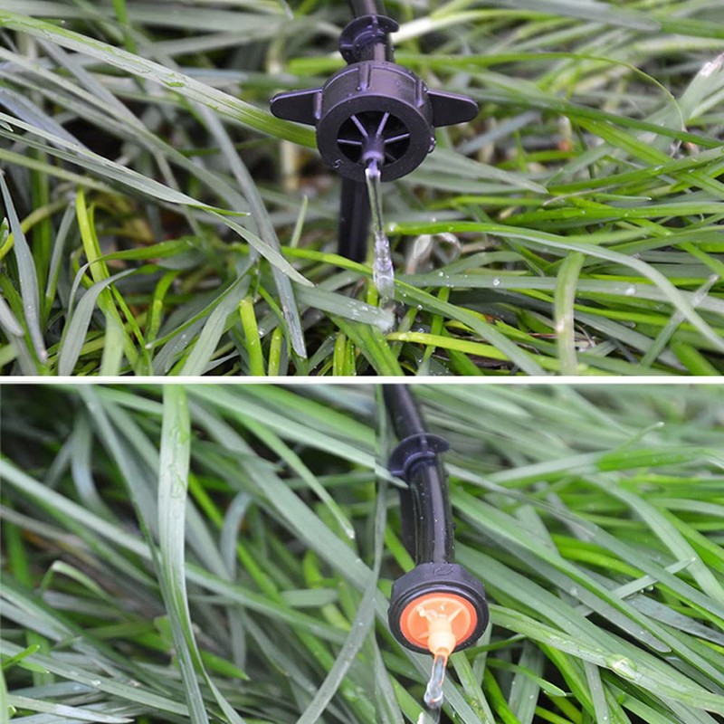 Irrigation Drip Support Stakes, 100 Pcs 1/4 Inch Tubing Hose