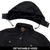 CHEXPEL Men's Thick Winter Jackets with Hood Fleece Lining Cotton