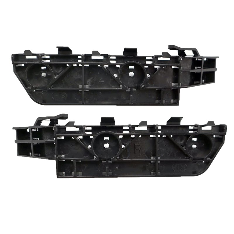 Pair Left Right Front Bumper Bracket Beam Mount Support Grille