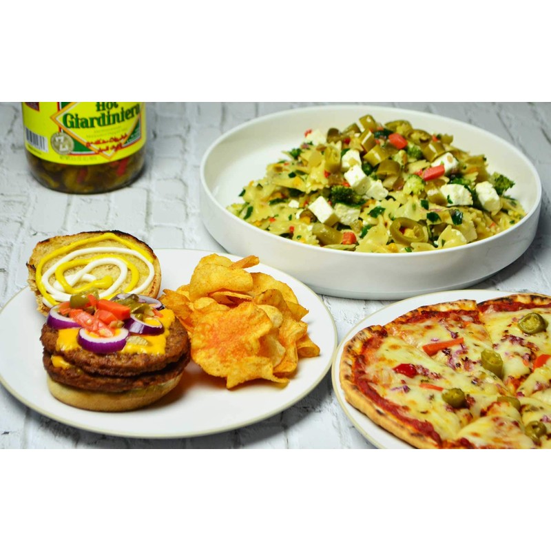Ziyad Giardiniera Hot Mix - 16oz Jar - Chicago-Style Pickled