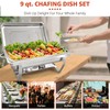 EVGTTI 9QT 5 Pack Chafing Dishes for Buffet, Buffet Servers