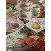 Certified International Autumn Harvest Set Square Canape/Luncheon Plates, Set of