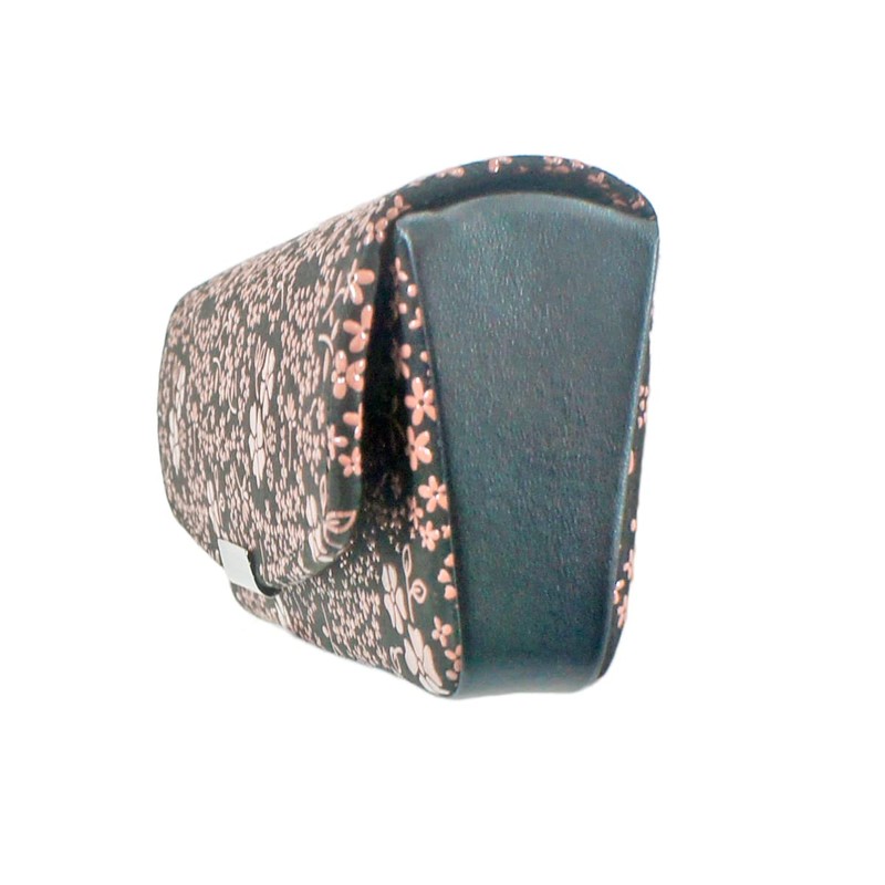 Indenya 4206-51-166 H Glasses Case, Deer Leather, Black Background x