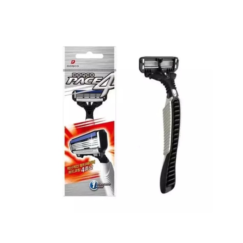 Dorco 남성용 도루코 페이스4 면도기(10개입) Dorco Pace 4 Men's Razor